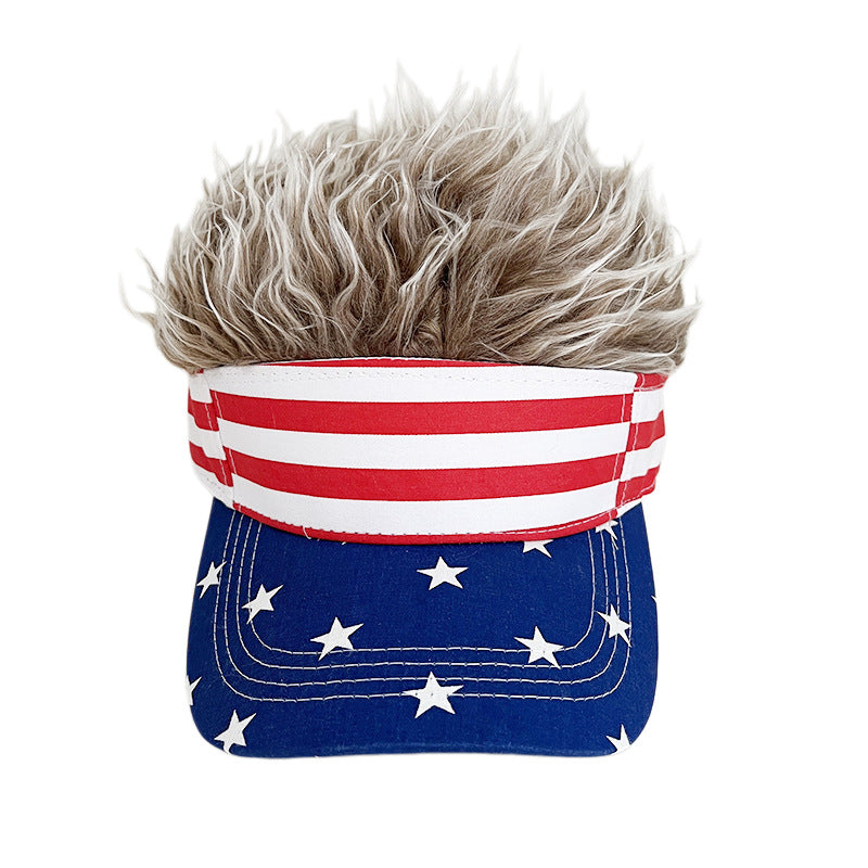 Cap de baseball 250e anniversaire de simulation Cap de baseball synthétique court Cap de baseball Spiked