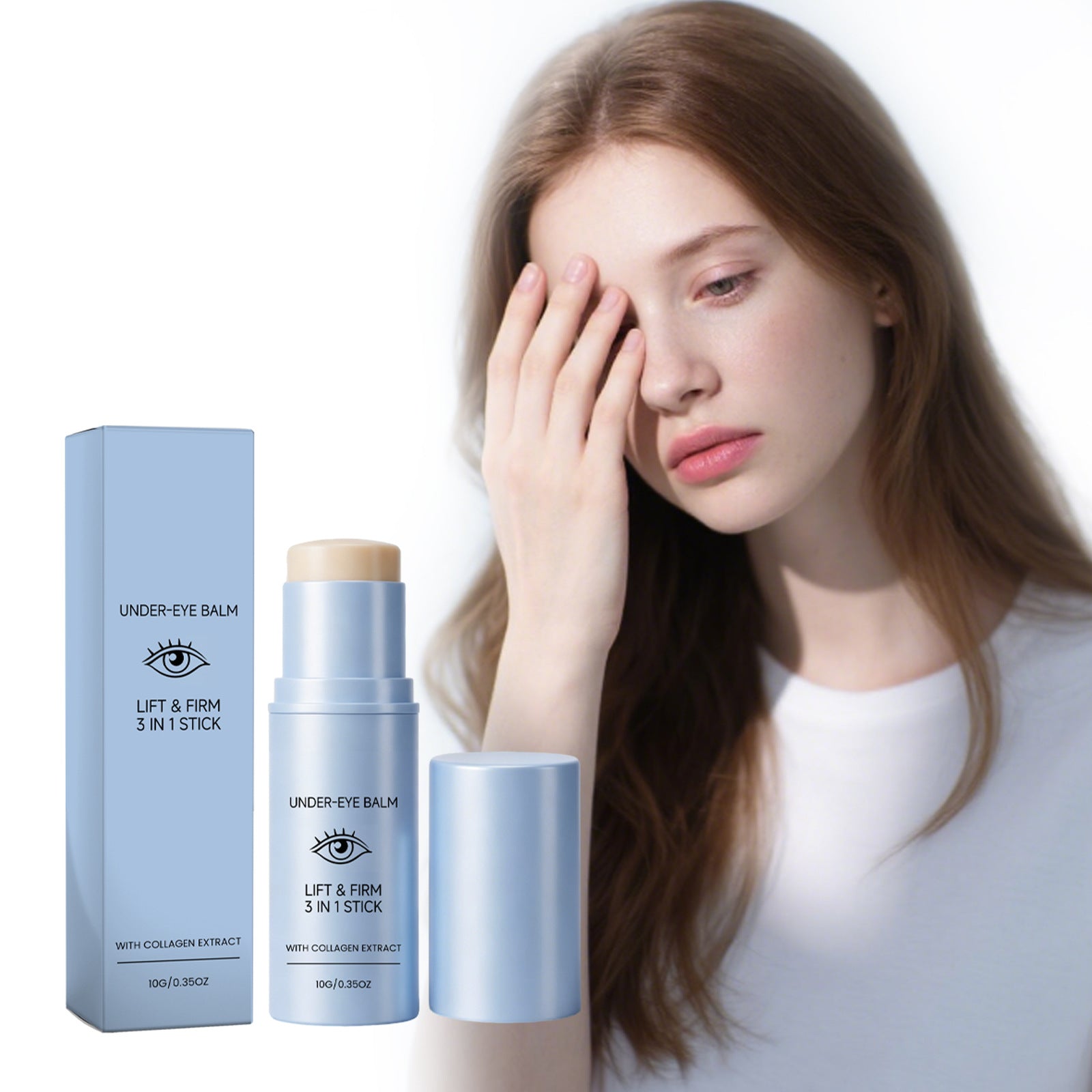 Bâton de crème pour les yeux doux et doux