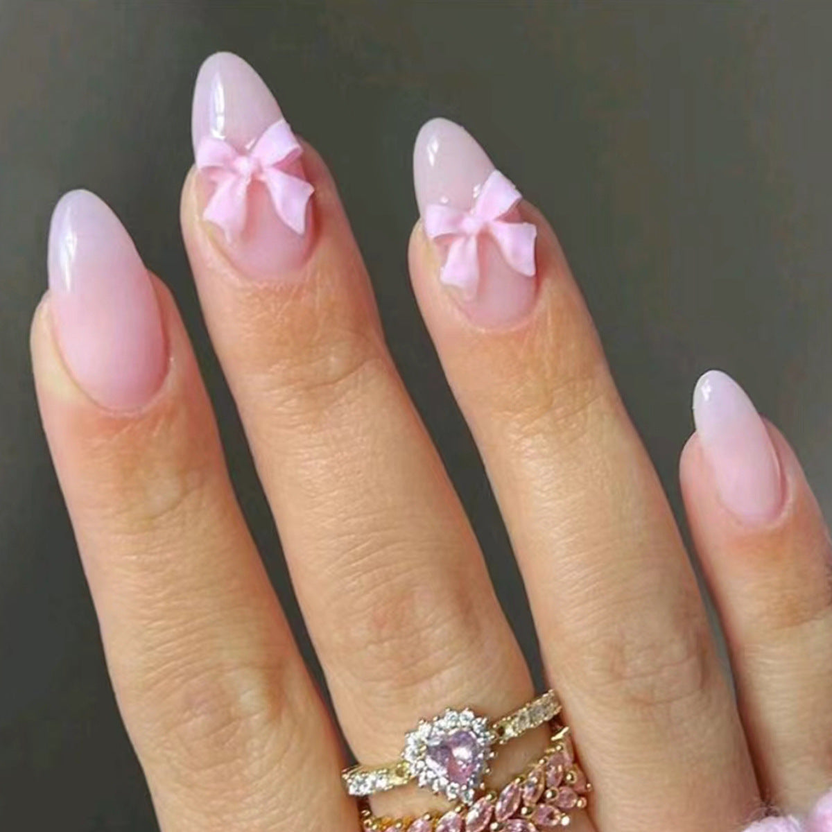 Faux ongles français doux et amovible