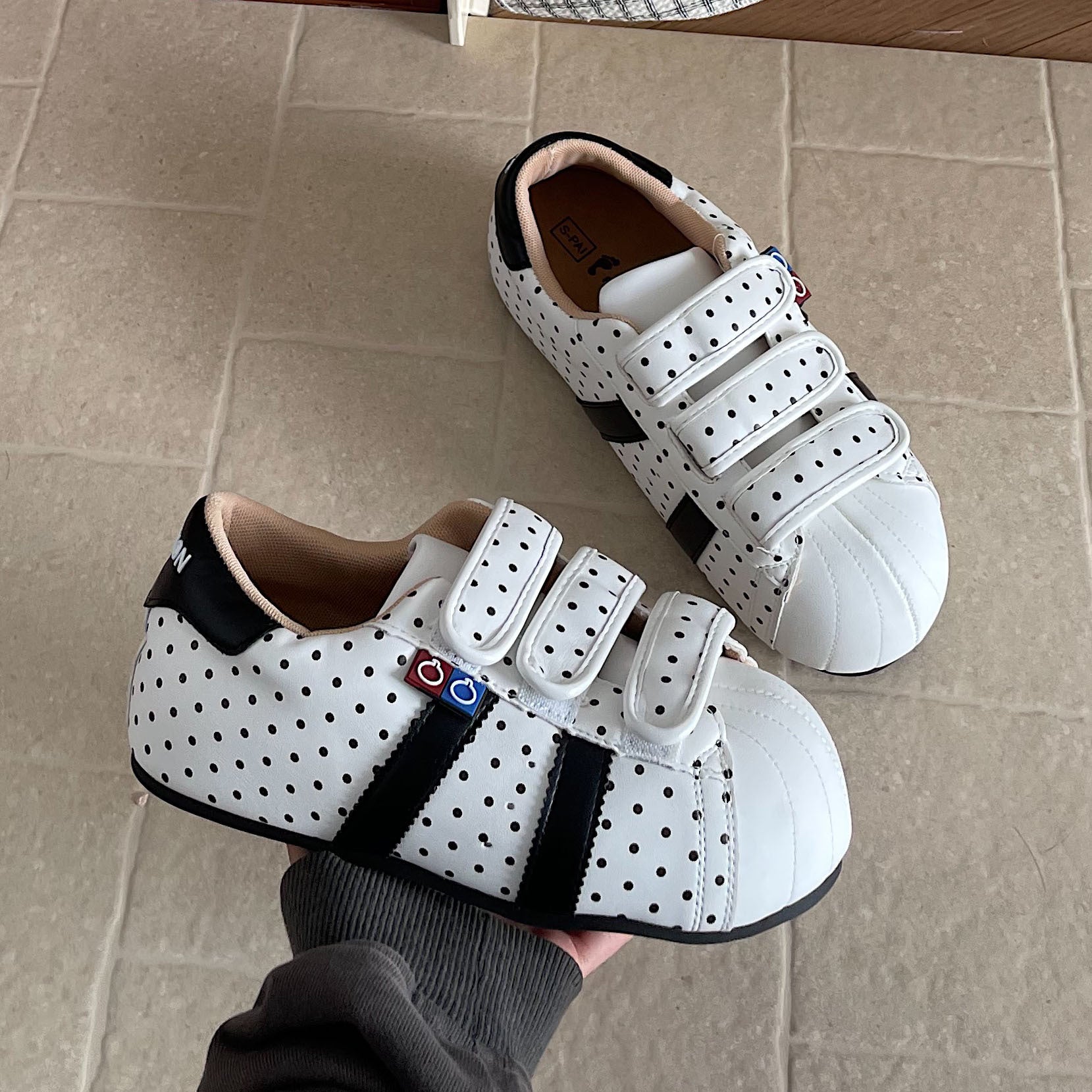 Femmes Retro Height-Boost Flat Cortez Trainers