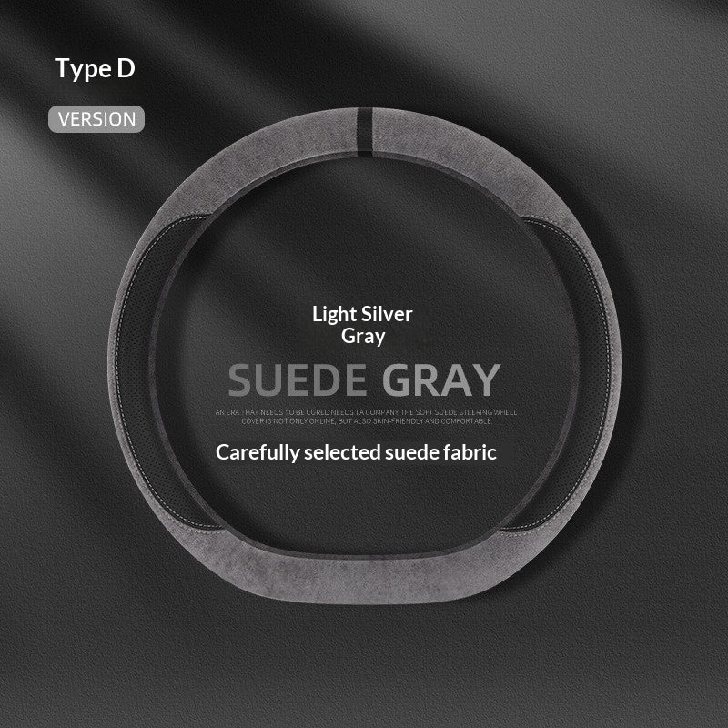 Couverture de volant tout-saison de type Suede