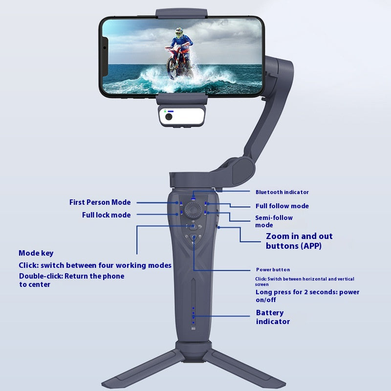 Smart Tracking Photography Phone Three-Axis Anti-shake Bracket