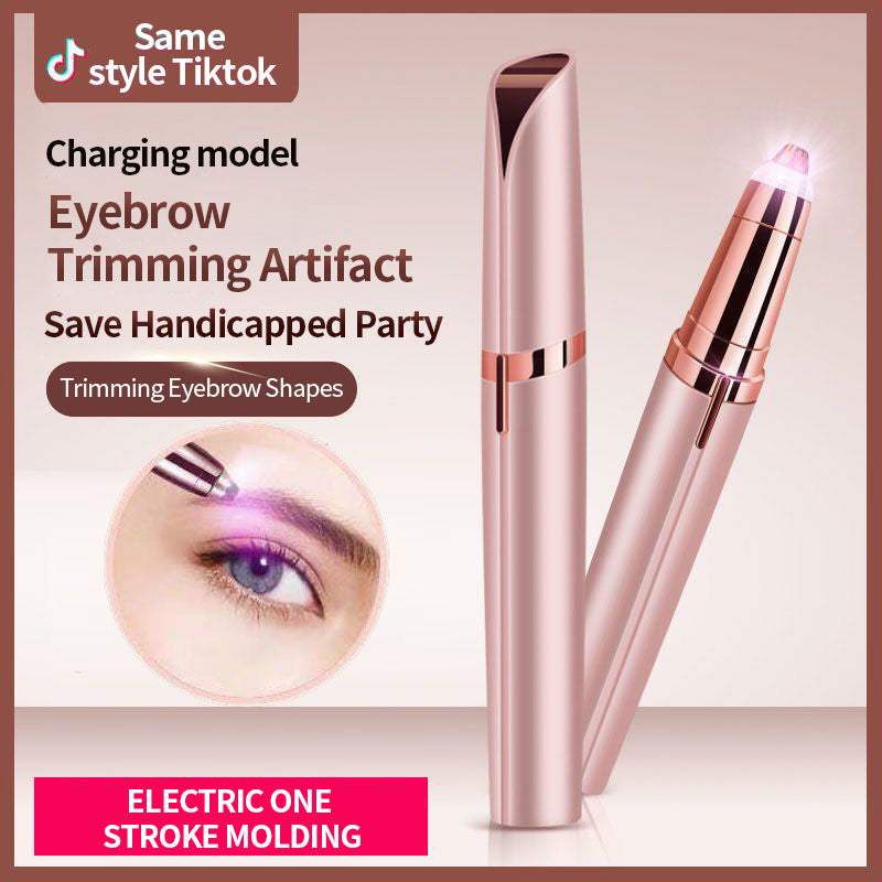 2-en-1 Électrique Rezeur de sourcils et dispositif d'enlèvement des cheveux visage USB Remboursable