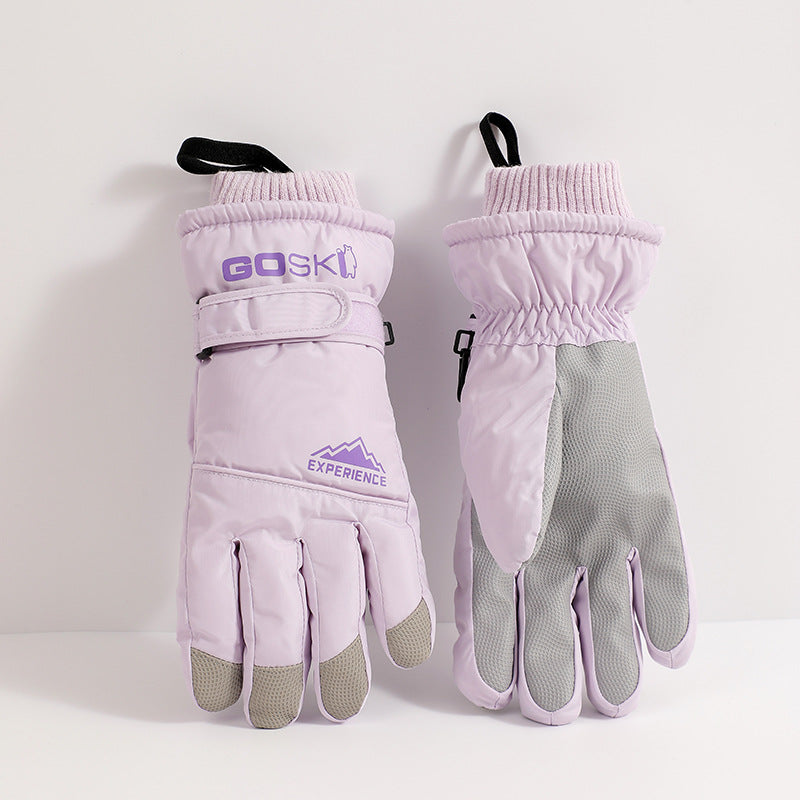 Gants imperméables à l'hiver Ski chaud Gants à l'épreuve du froid