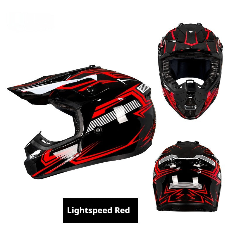 Moto de casque hors route Locomotive Mountain DOT Certified Riding Safety