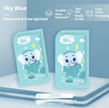 Paquet de imperméable jetables pour enfants bleu-1