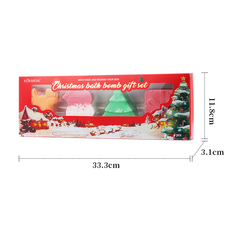 Ensemble cadeau pour baignoire et douche de Noël KORMESIC FT 105g-105g-105g-105g-105g