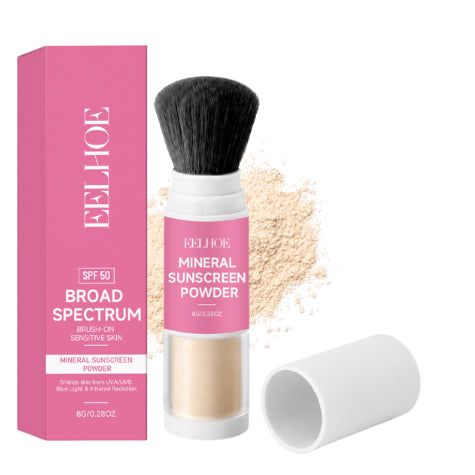 Poudre de crème solaire minérale