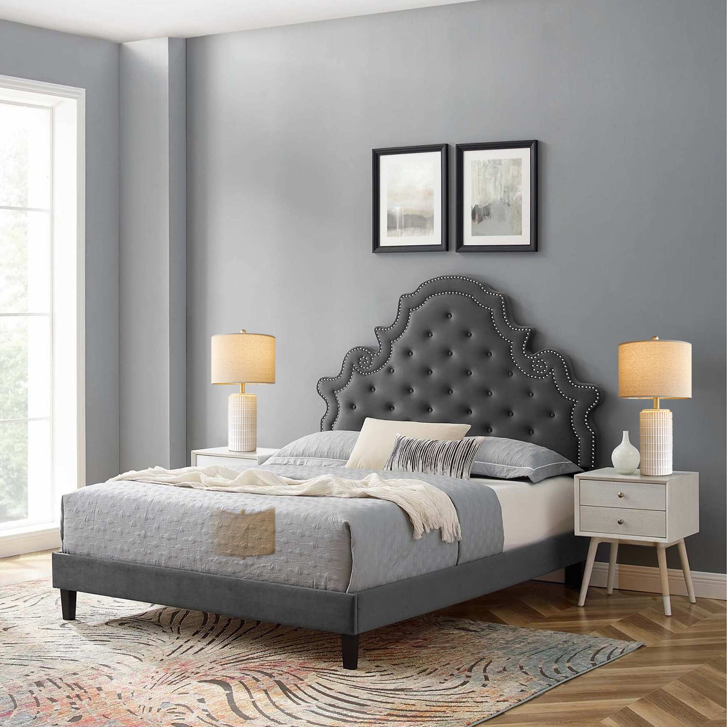Salle d'étude Vintage lampe de table de style américain