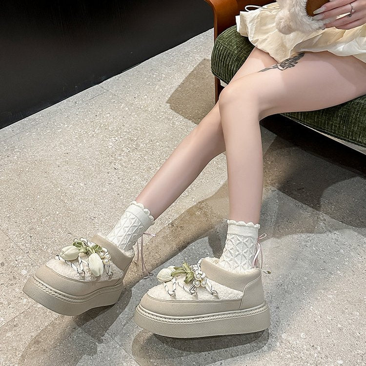 Platform Crisscross Straps Arrivée pour l'automne et l'hiver