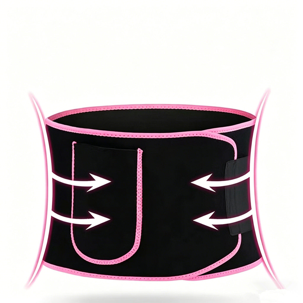 Hommes et femmes Tour de taille Ceinture de taille Burn Fat Sweat Corps Shaper Perte de poids Gym