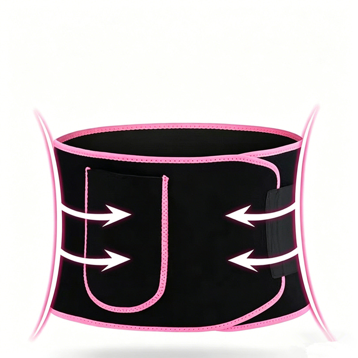 Hommes et femmes Tour de taille Ceinture de taille Burn Fat Sweat Corps Shaper Perte de poids Gym