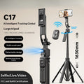 C17 Smartphone Selfie Stick Smart Stabilisé Gimbal extensible avec mode automatique complet