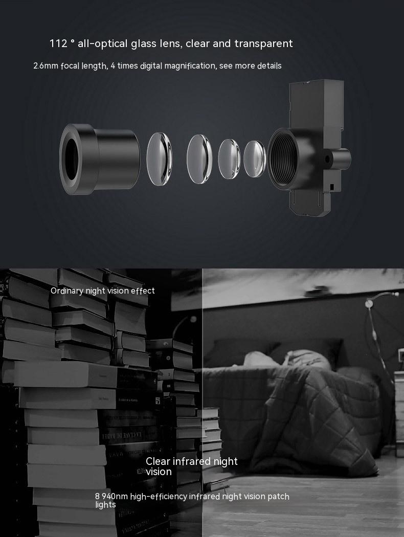 HD Night Vision Maison Surveillance à 360 degrés Caméra WiFi sans fil