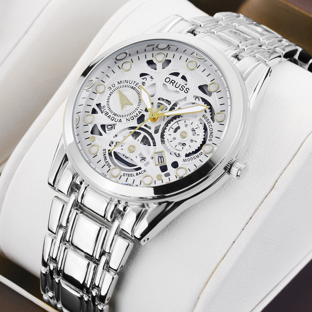 Mouvement automatique de montres Quartz Hollow