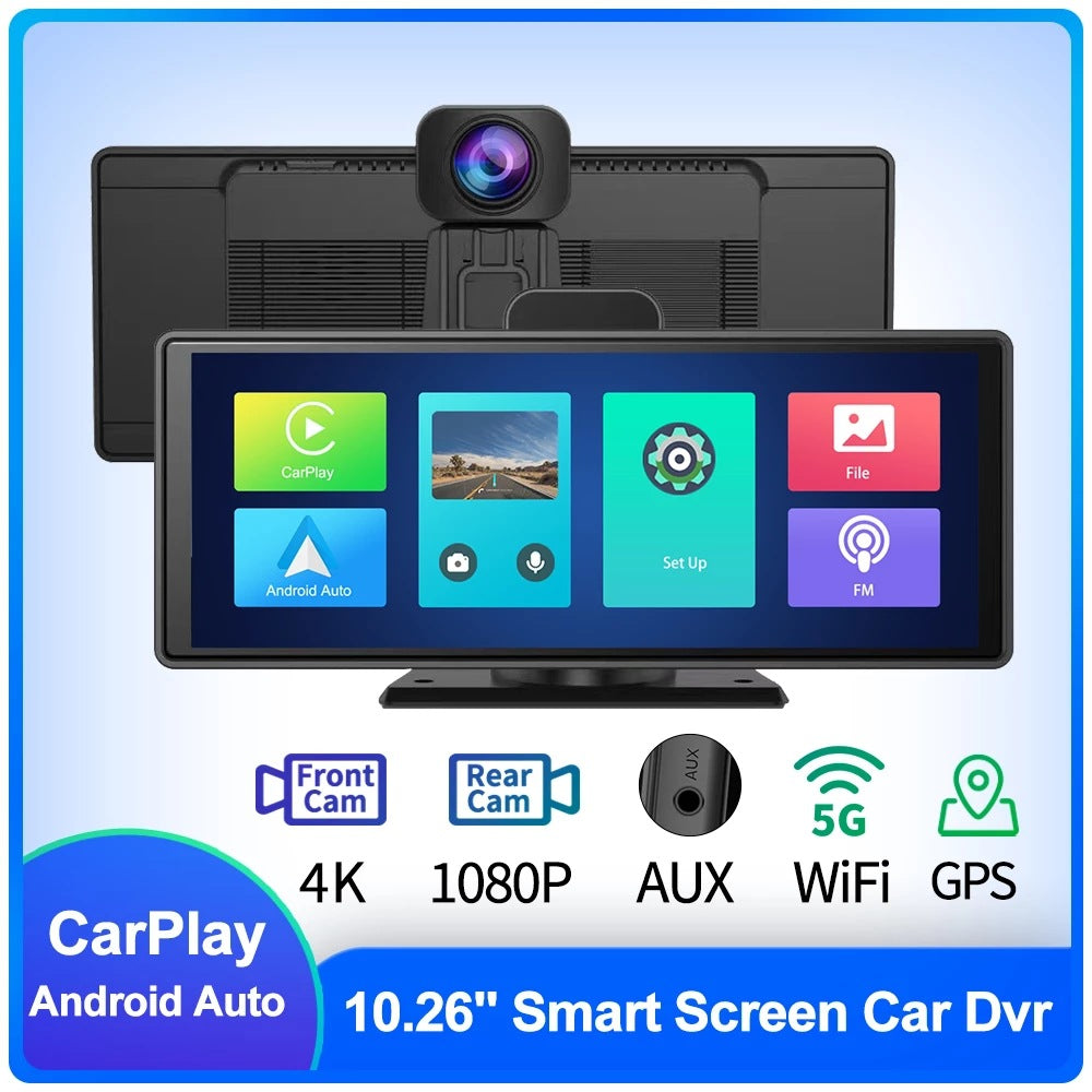 Smart Screen Front and Back Dual Recording 1080P Streaming Media Mobile Phone Projection C