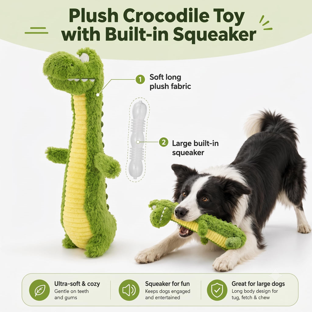 Jouet en peluche de chien squeaky