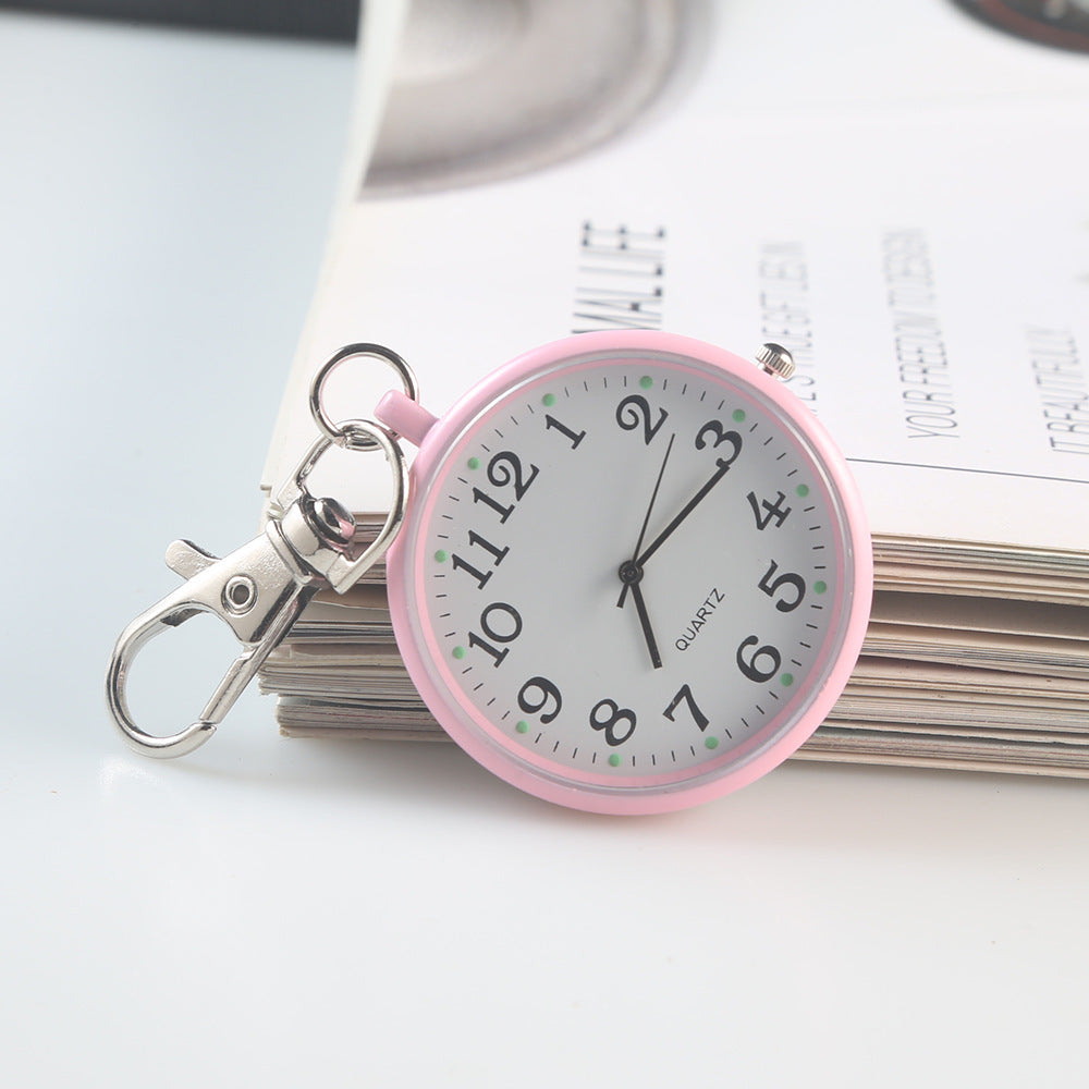 Effacer les chiffres Lumineux Montre porte-clés Pocket Watch