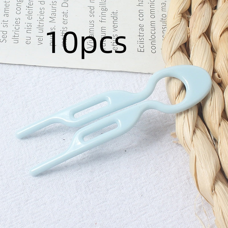 Style européen et américain Large U-forme femme simple Joker Hairclip