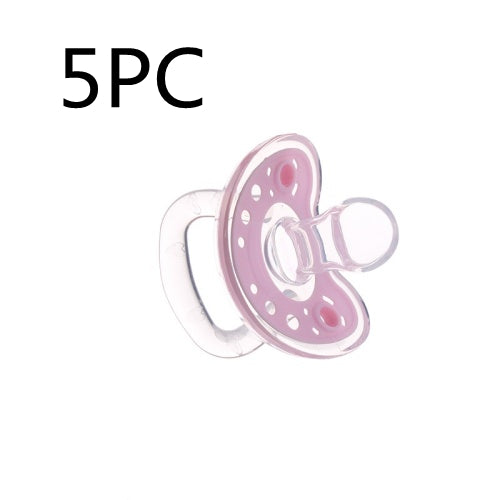 Baby Products Full Silica Gel Pacifier Deux couleurs Liquide Silicone Sommeil Confort Baby Pacifi