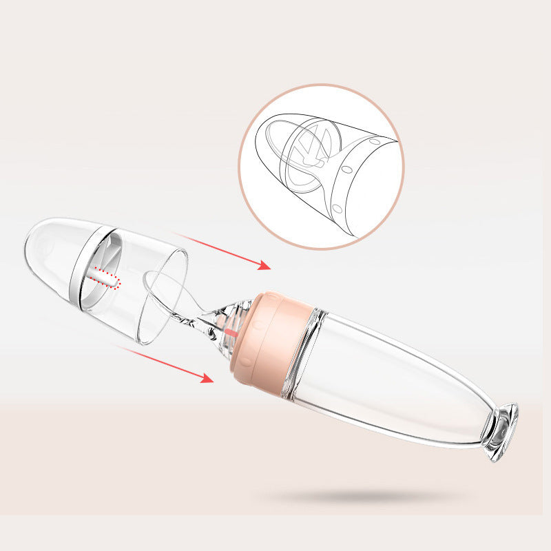 Fabricant Silicone Riz Céréales Baby Food Spoon Coupe d'aspiration