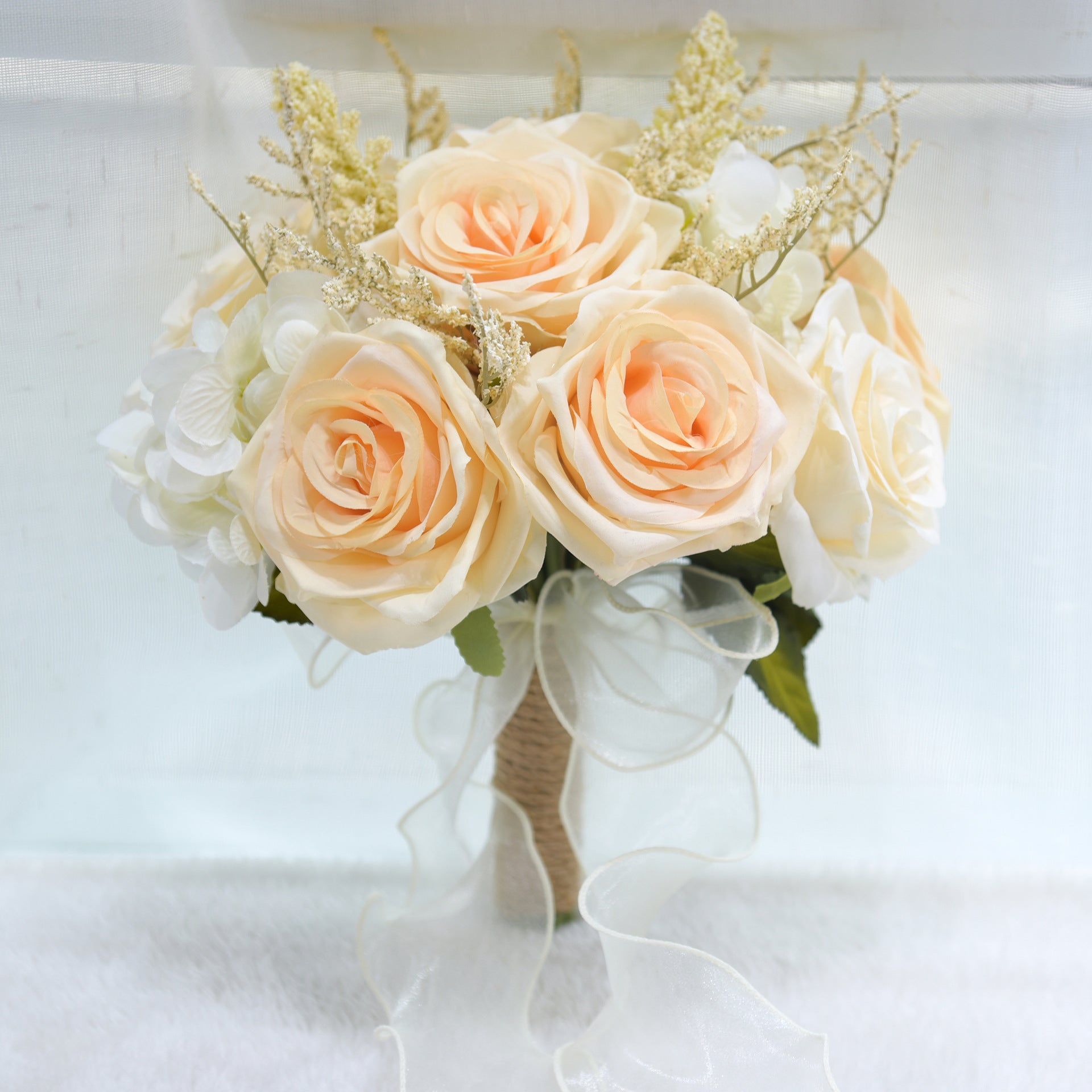 Simulation Outdoor Series Hand Bouquet Photographie Props Mariée Accessoires de mariage