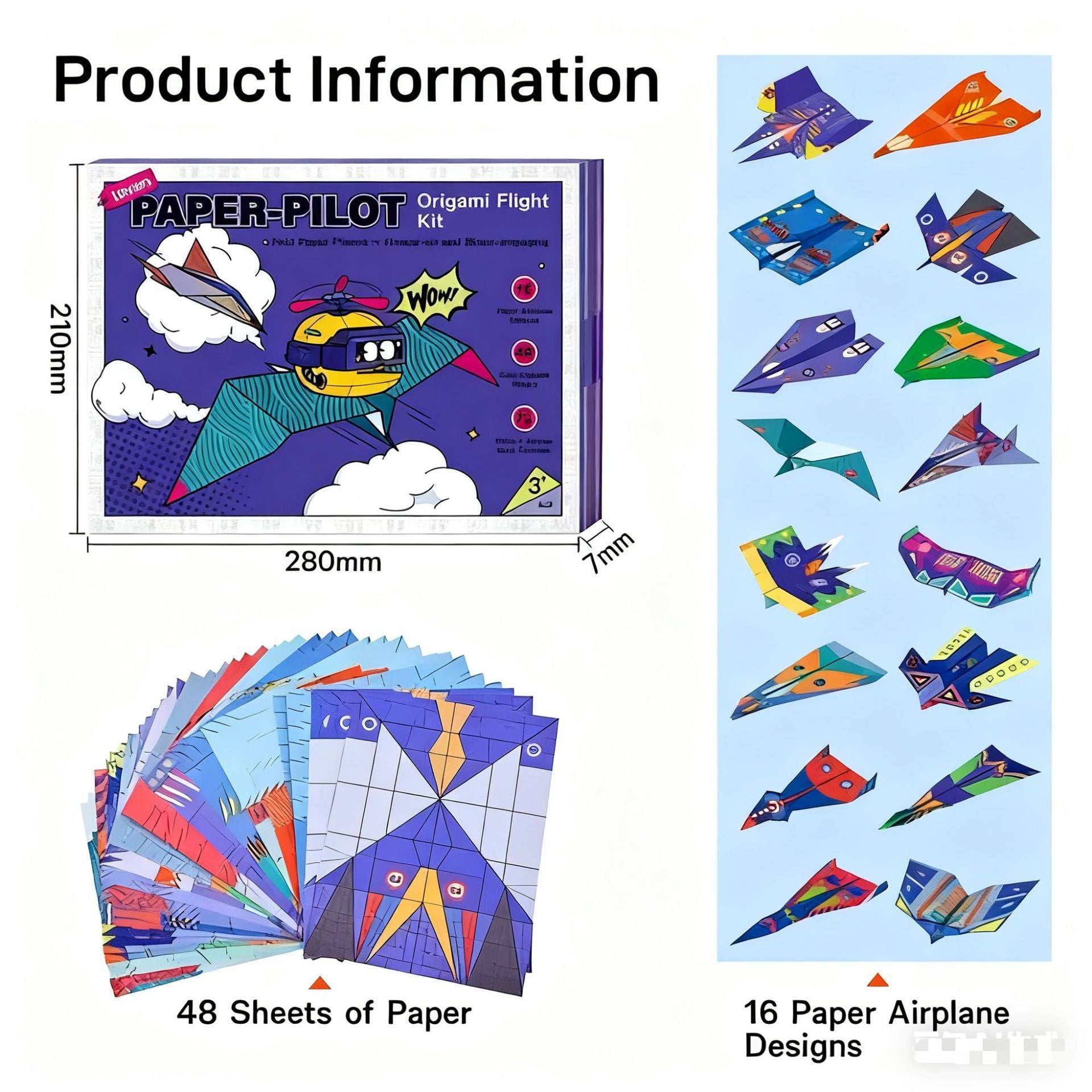 Origami Airplane Set Gift Box Accessoires