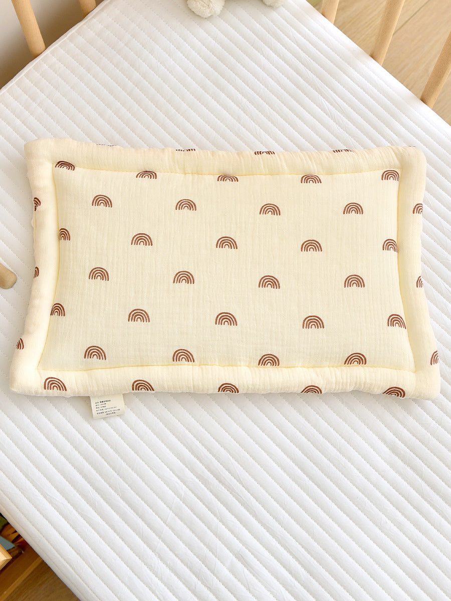 Oreiller pour nouveau-né en coton Gauze Bonnet