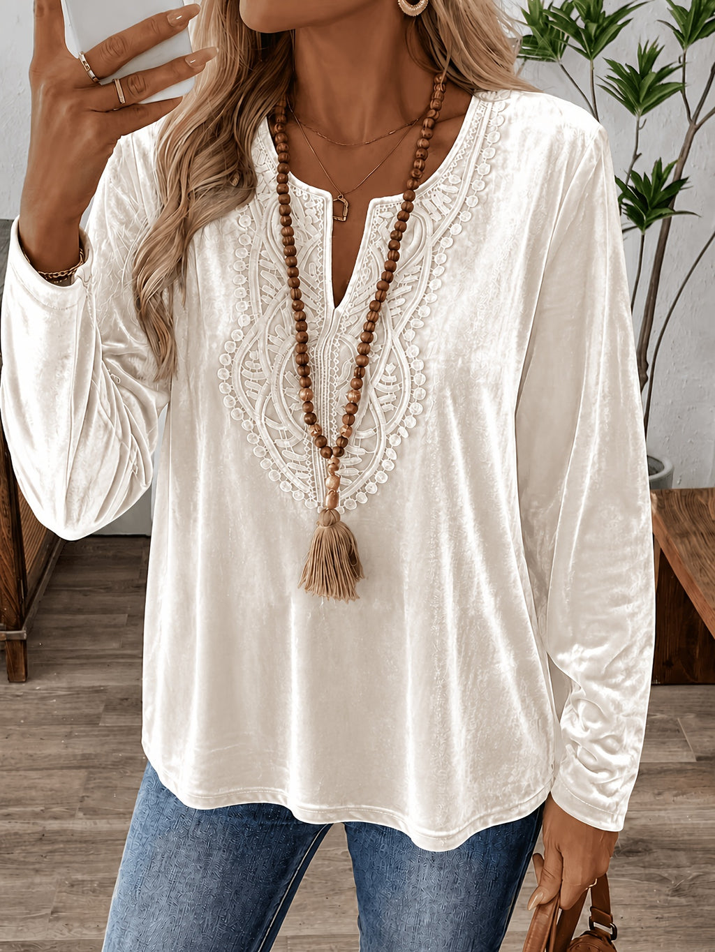 Blouse de Lady couleur solide