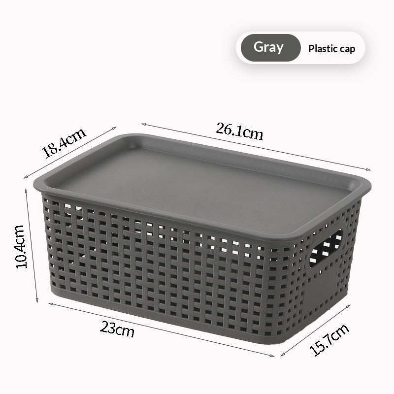 Panier de rangement en plastique creux
