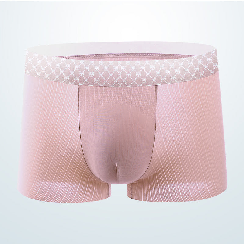 Sous-vêtements pour hommes ultra-mince en soie de glace