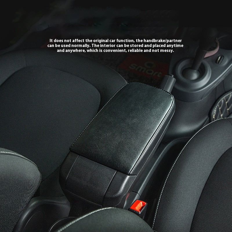 Central Armrest Box Central Control Handbrake Storage Box Modification intérieure