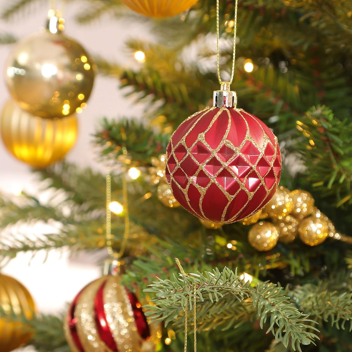 Ornements de boule d'arbre de Noël 30 PCS