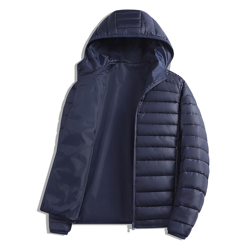 AutomneHiver chaud à capuche lisse coupe-vent étanche Sporty Casual Ribbed Top