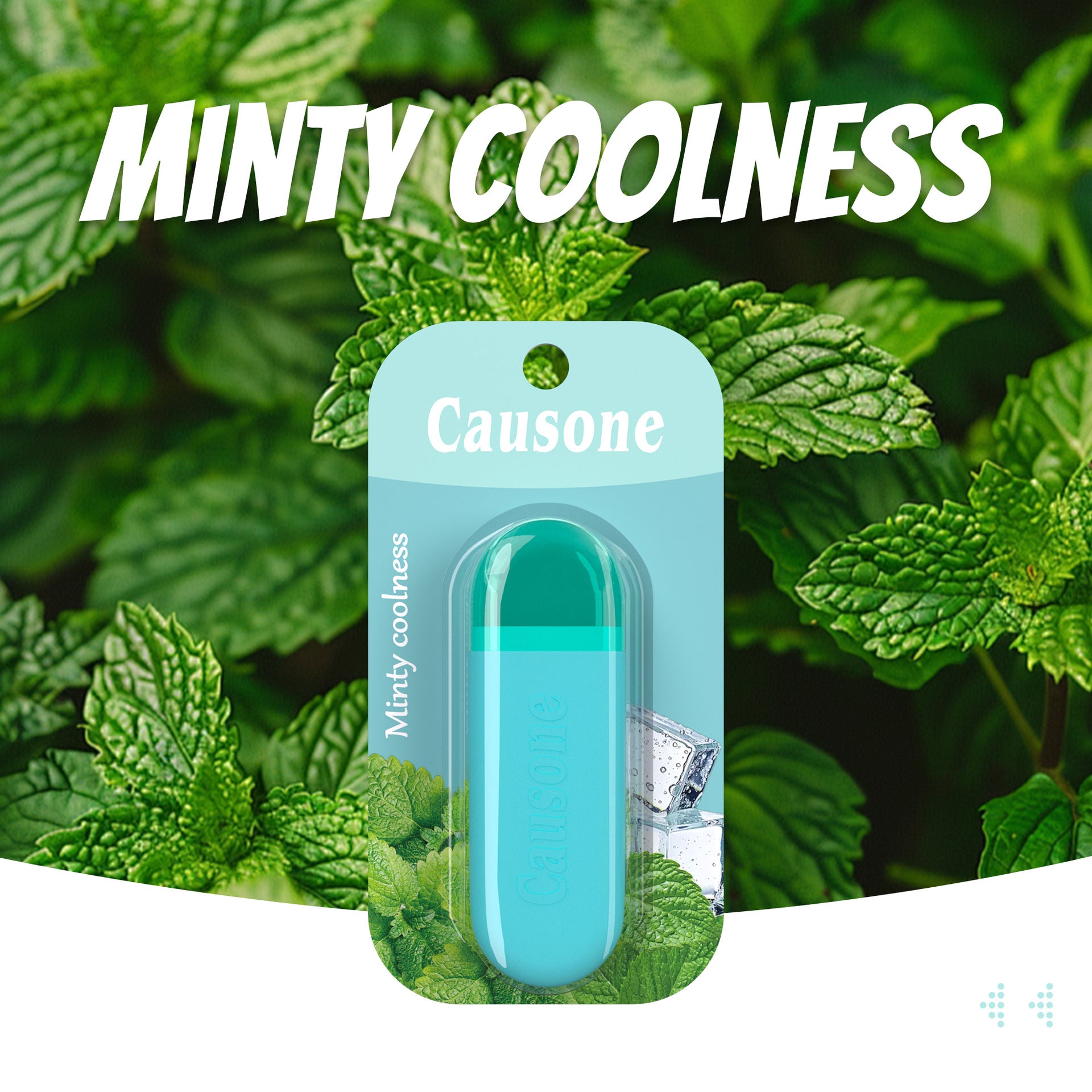 Assaisonnement oral parfumé à la menthe et bâton énergisant