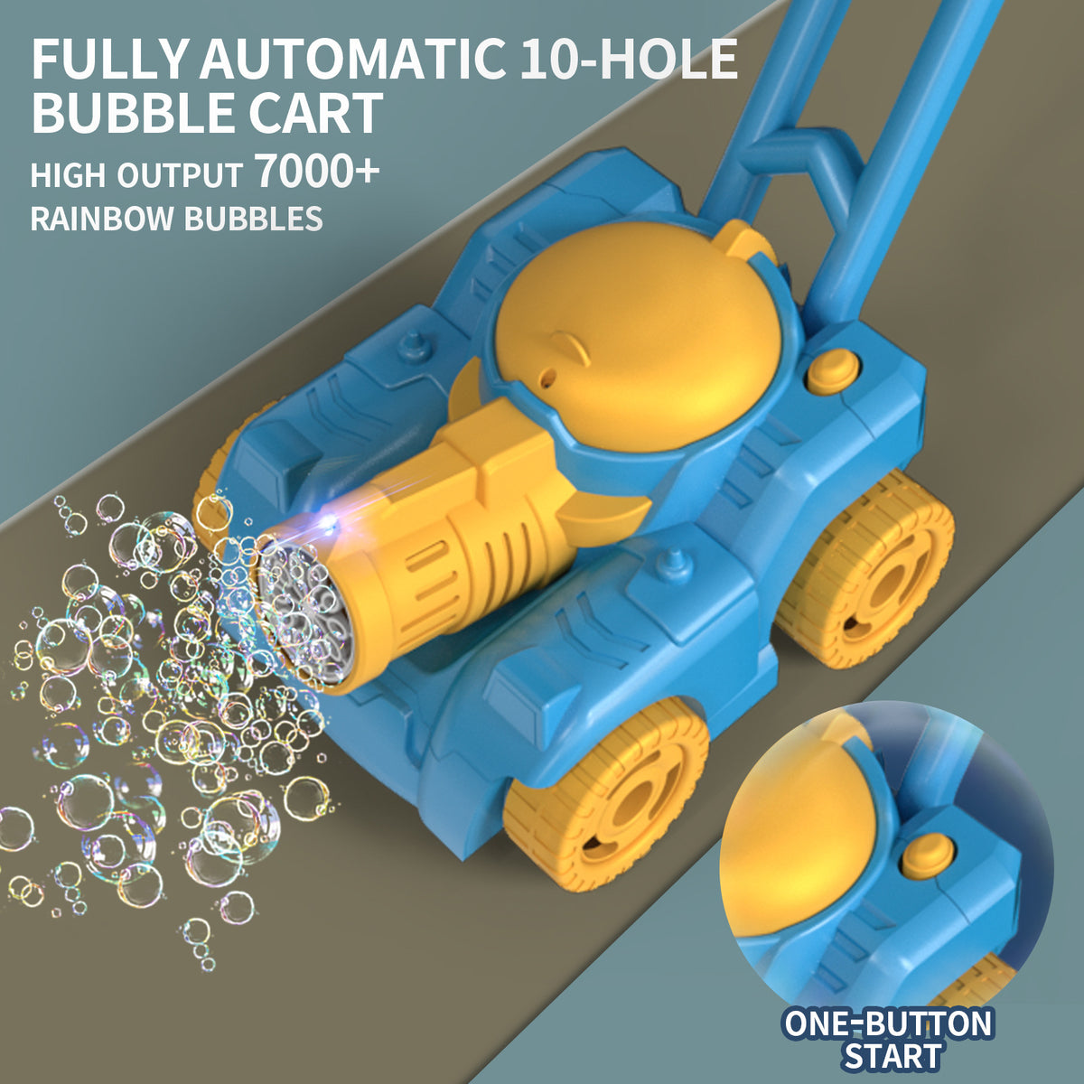 Jouet de voiture push bubble de réservoir pour enfants