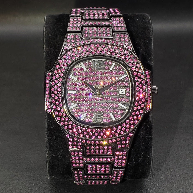 Special-interest Full Diamond Rap Hip Hop Montre