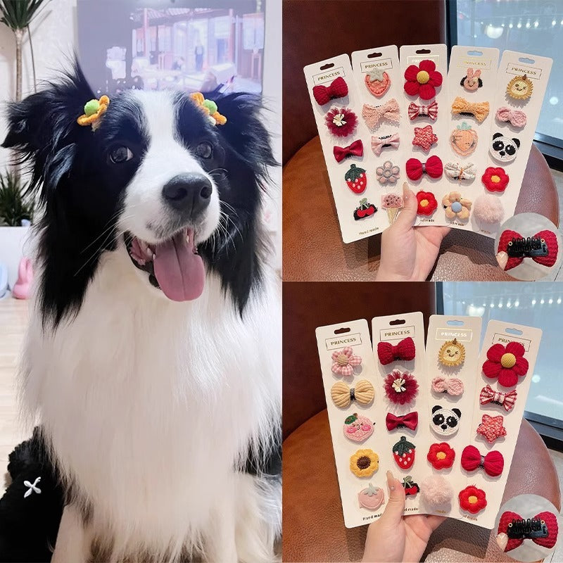 Portable maison Cartoon Creative Mini chien épingle à cheveux