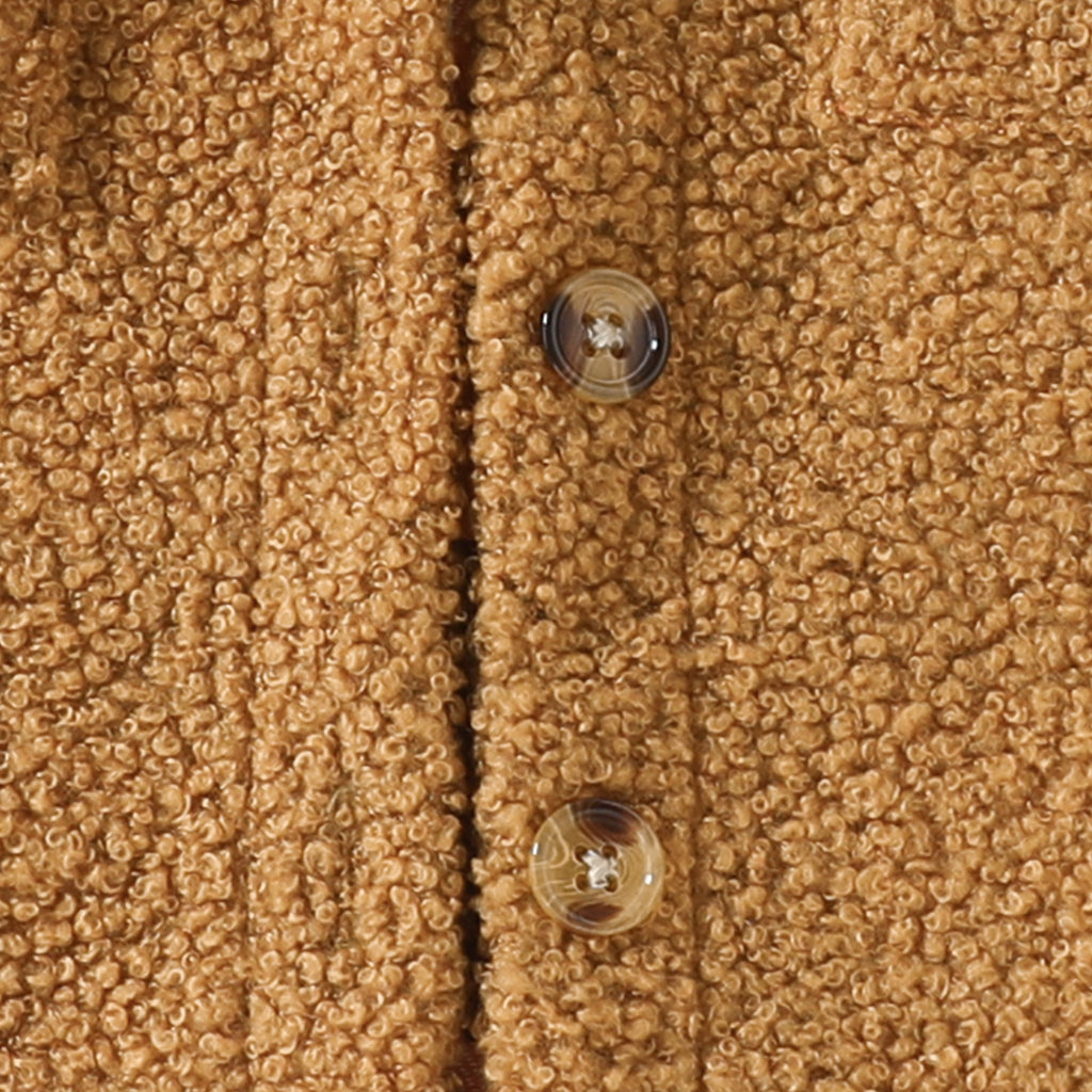 Manteau réversible en peluche d'automne