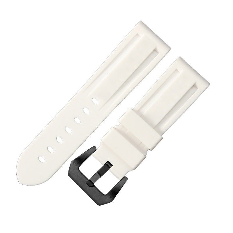 Bracelet de montre en silicone épingle en caoutchouc imperméable