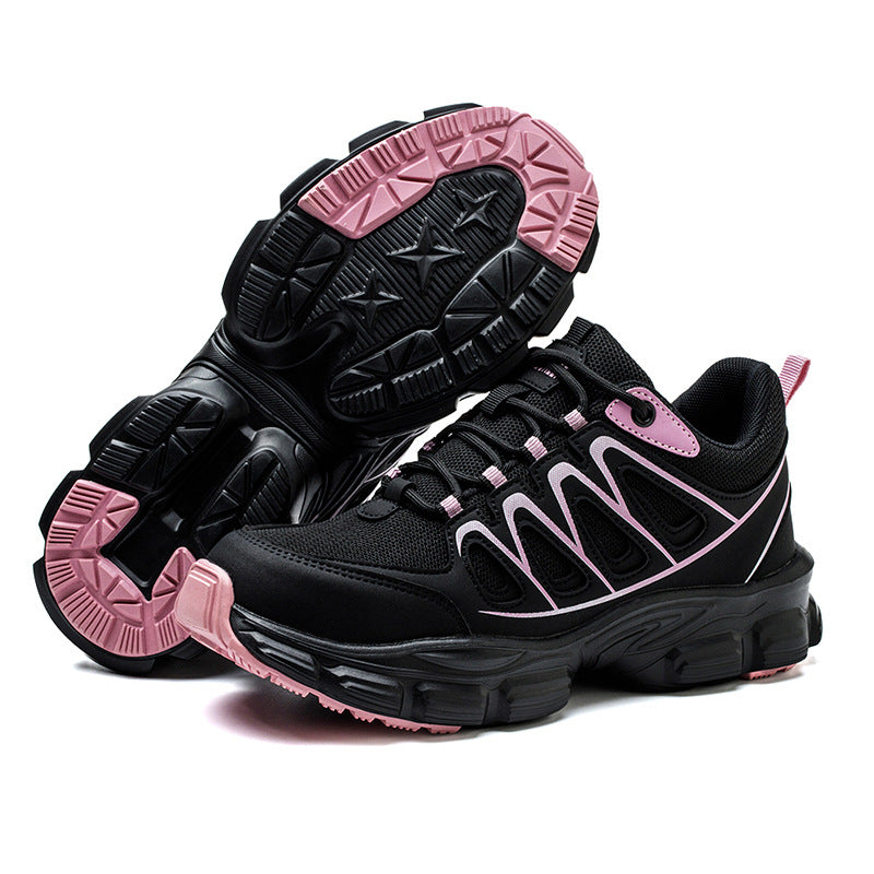 Chaussures Anti-smashing et anti-pénétration Butée en acier Chaussures de travail Protection de la sécurité Femmes