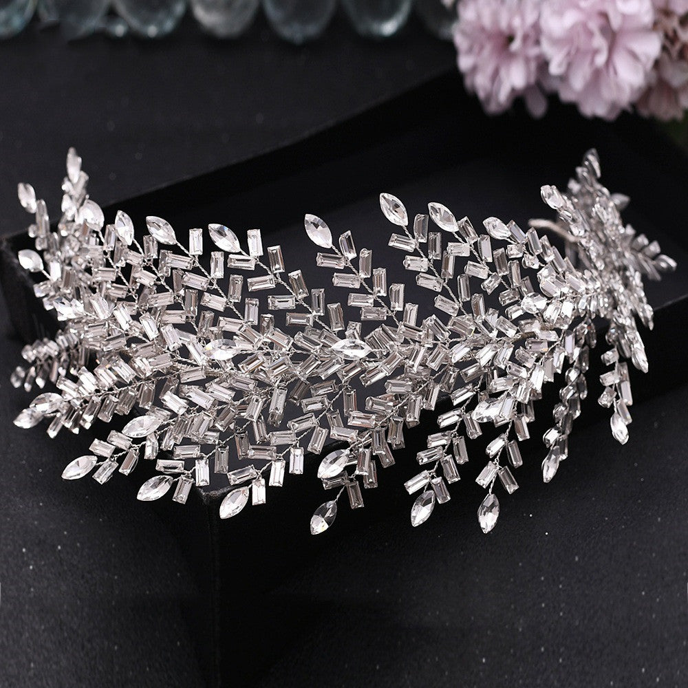 Creative Shaped Strass Bridal Headdress Hairband Robe de mariée Bijoux de coiffure