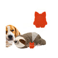 Jouet d'entraînement interactif en peluche apaisant pour animaux de compagnie avec dispositif de battement de coeur