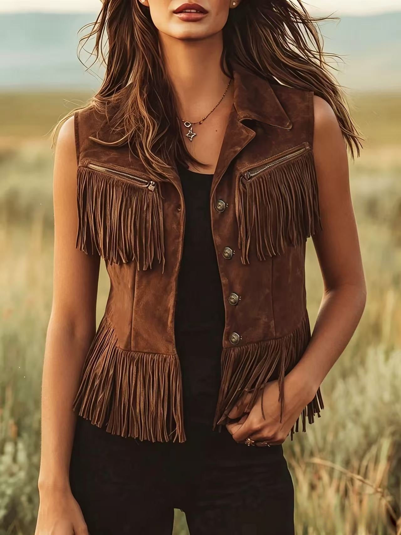 Veste de mode de style ethnique haut Cardigan pour les femmes