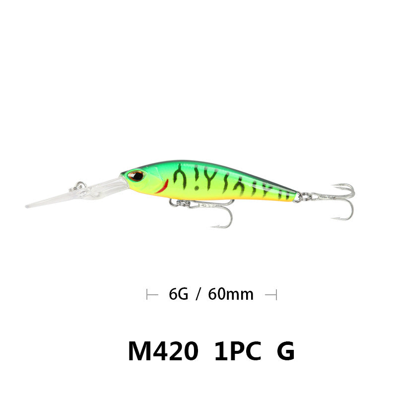 Lua Bait Fishing Minnow 6g 9cm Long-Tongue Plate Scuba Minnow Lua Bait