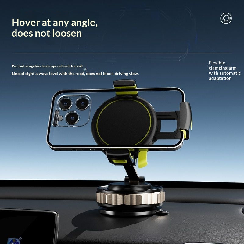 Support de navigation de voiture sous vide avec fixation magnétique anti-shake