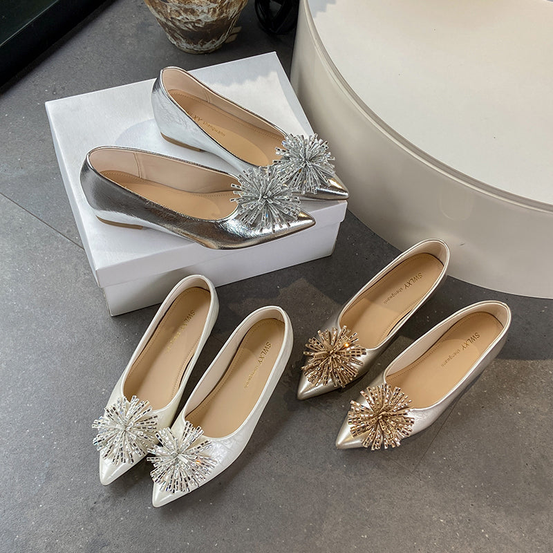 Femmes 6cm Hauteur invisible Augmenter Mary Jane Flats