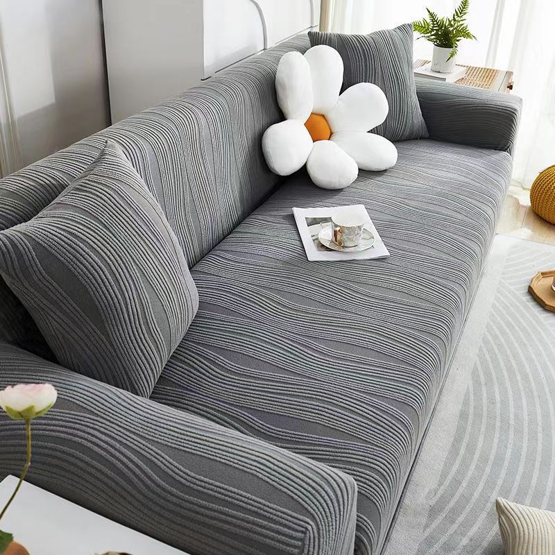 Couverture de canapé épaissée avec un design universel enveloppé pour la protection contre les rayures de chat