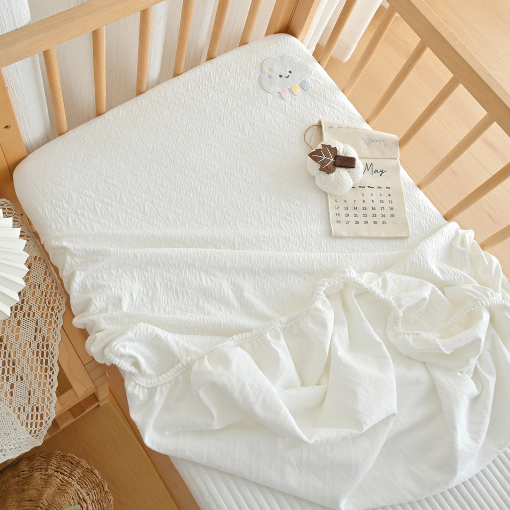 Pure feuille de coton pour bébé et housse de matelas épais