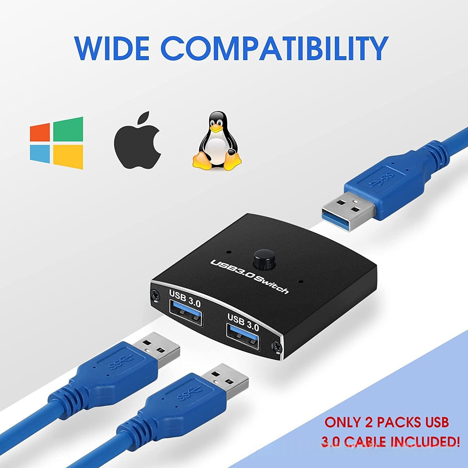 Splitter de partage de clavier bidirectionnel USB 30